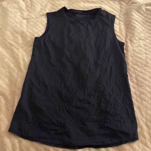 Athleta crossover back navy workout tank